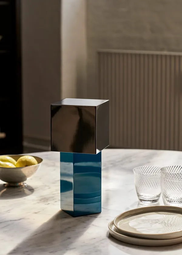 Pivot ATD7 Bærbar Bordlampe Blå/Silver