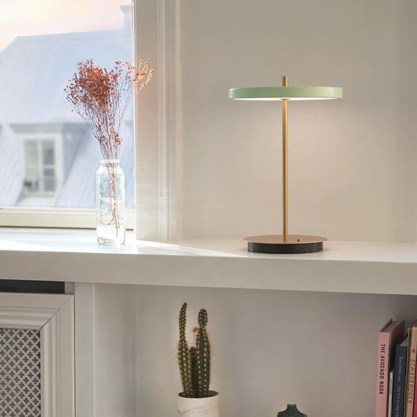Asteria Move Bordlampe Bærbar Nuance Olive