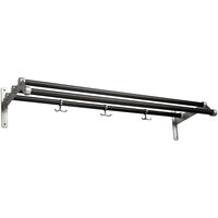 Nostalgi 291 Hatthylla 100 cm Aluminium / Svartbetsad Ek