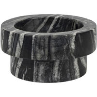 MARBLE Lysestake Lav Sort/Grå