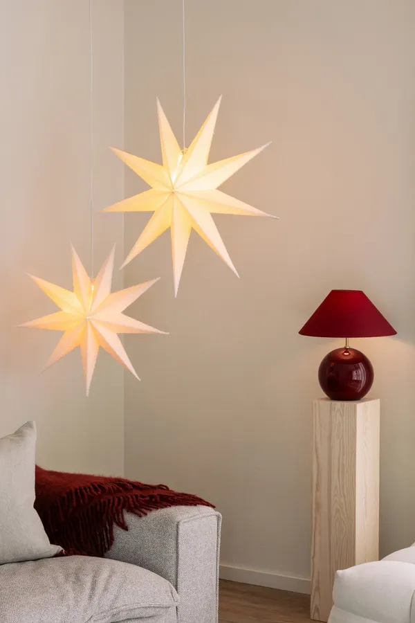 Iris 35 Bordlampe Vinrød