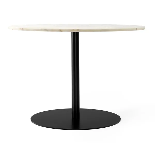 Harbour Column Table Ø105 cm Marble/Black