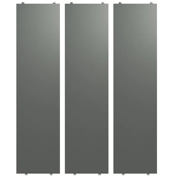 String Hyllplan 3-pack 78x20 cm Mörkgrå