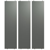 String Hyllplan 3-pack 78x20 cm Mörkgrå