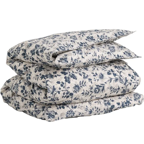 Floral Dynetrekk 220x220 cm Putty