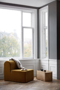 Opbevaringskasse 30x60 cm Sort / Eg