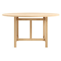 Round Spisebord Ø130 cm Eik