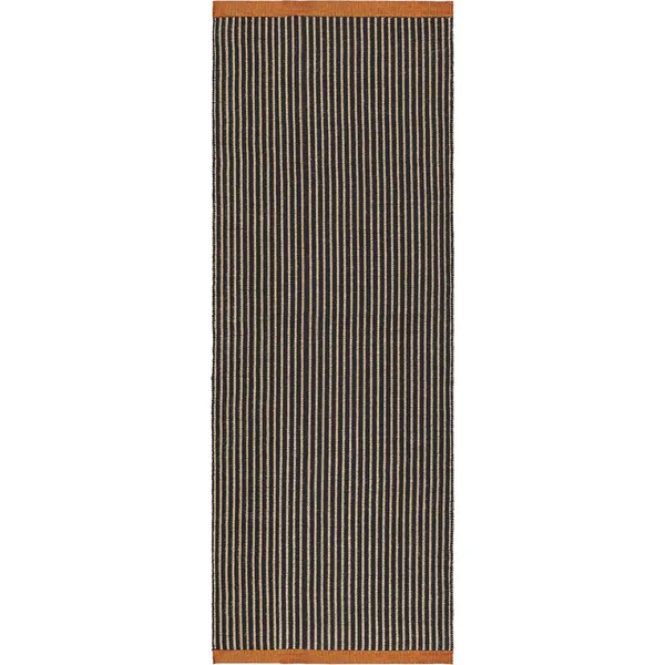 Line Tæppe 170x240 cm Sort