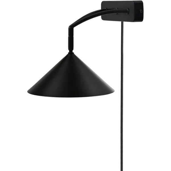 Curve Vegglampe Sort
