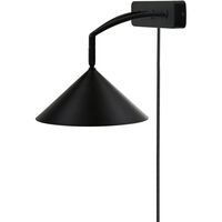 Curve Vegglampe Sort
