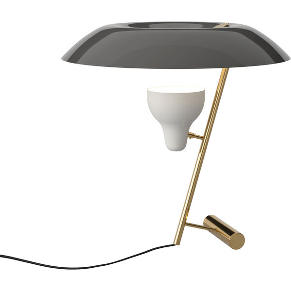 Model 548 Bordlampe Poleret Messing / Grå