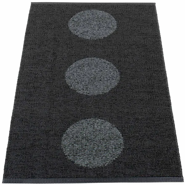 Vera 2.0 Teppe Black / Black Metallic 70x280 cm