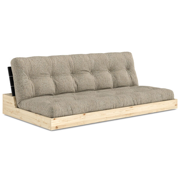 Base Sofa Bed Black Night / Warm Sand