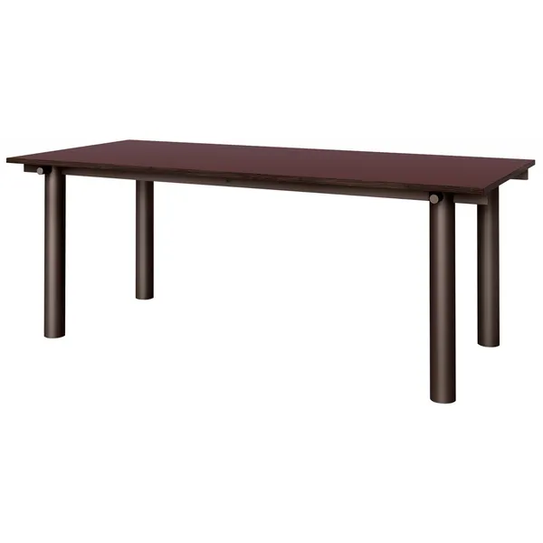 Atura Spisebord 90x200 cm Dark Chocolate / Bourgogne