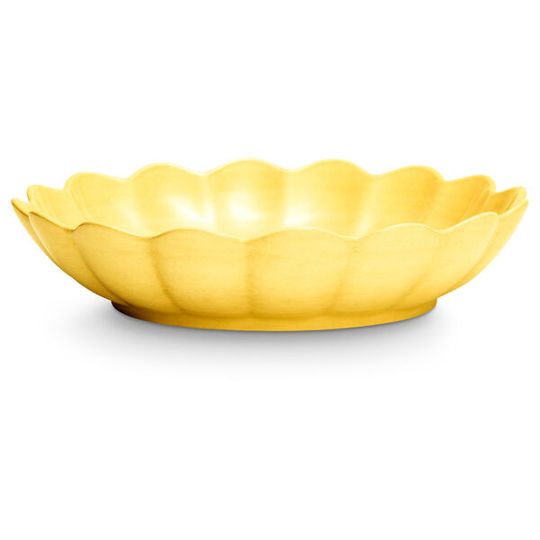 Oyster Skål 31 cm Gul