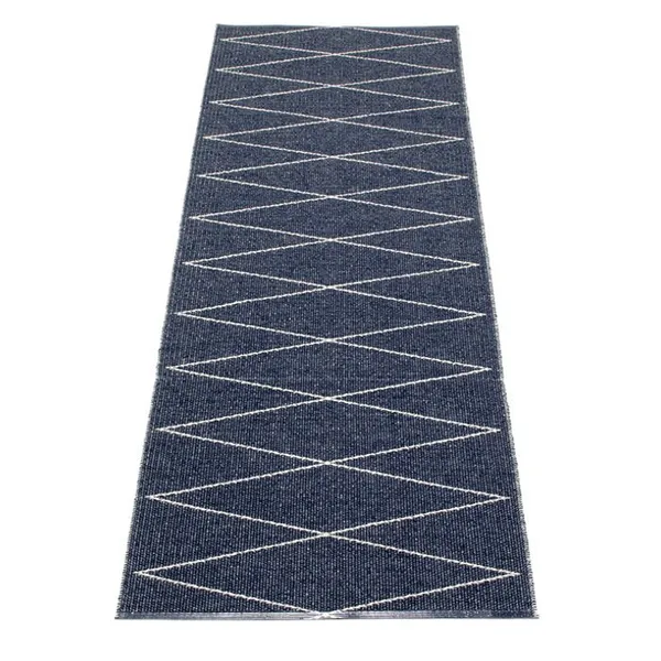 Max Gulvteppe 70x240 cm Darkblue/Vanilla