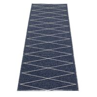 Max Gulvteppe 70x240 cm Darkblue/Vanilla