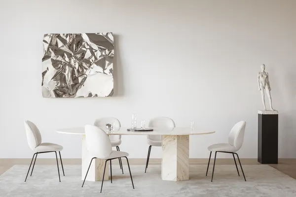 Epic Ruokapöytä Elliptinen 120x240 cm Neutral White