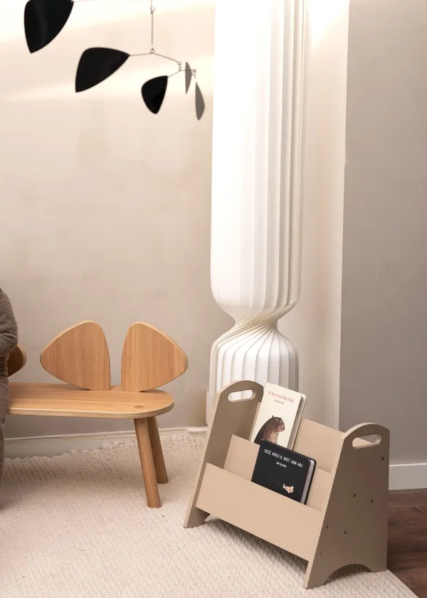 Bokställ Beige