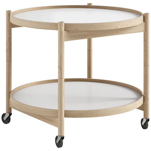 Bølling Brickbord Ø60 cm Obehandlad Ek / Bas