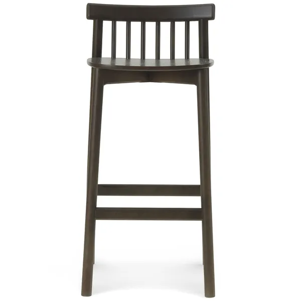 Pind Barstol 75 cm Mörkbetsad Ask