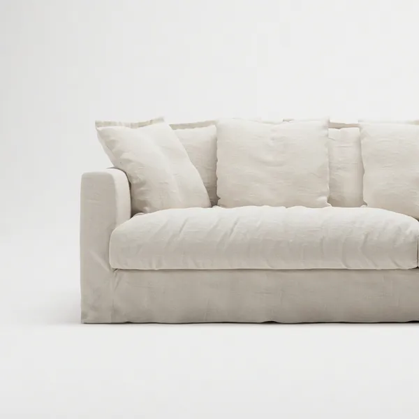 Verhoilu Le Grand Air Nelipaikkaiselle Sohvalle Pellava Creamy White