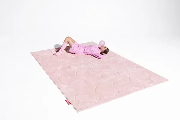 Bubble Teppe 200x290 cm Baby Rose