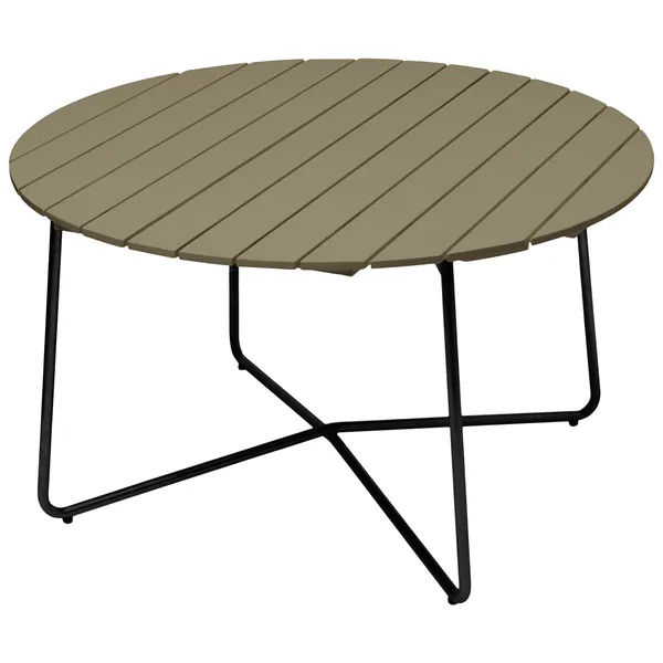 9A Bord Ø120 cm Ljusgrön / Svart