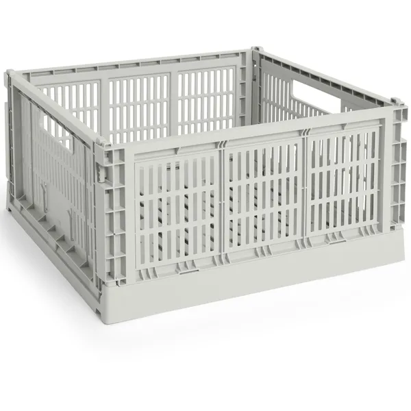 Colour Crate Large Square Oppbevaring Grey
