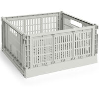 Colour Crate Large Square Oppbevaring Grey