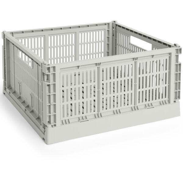 Colour Crate Large Square Oppbevaring Grey