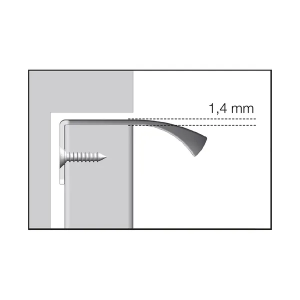 Edge Håndtag 200mm Antik Bronzel