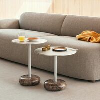 Ton Sidebord Lille Brun Marmor