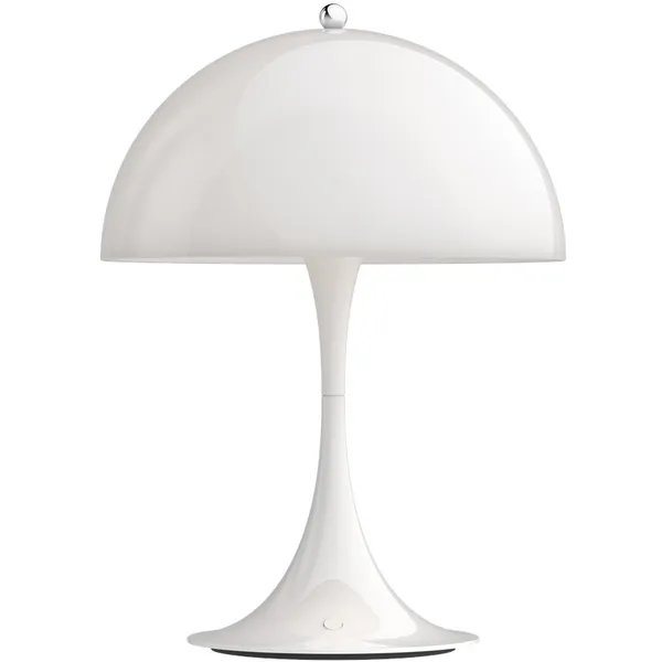 Panthella 250 Bordlampe Bærbar White Opal Acryl