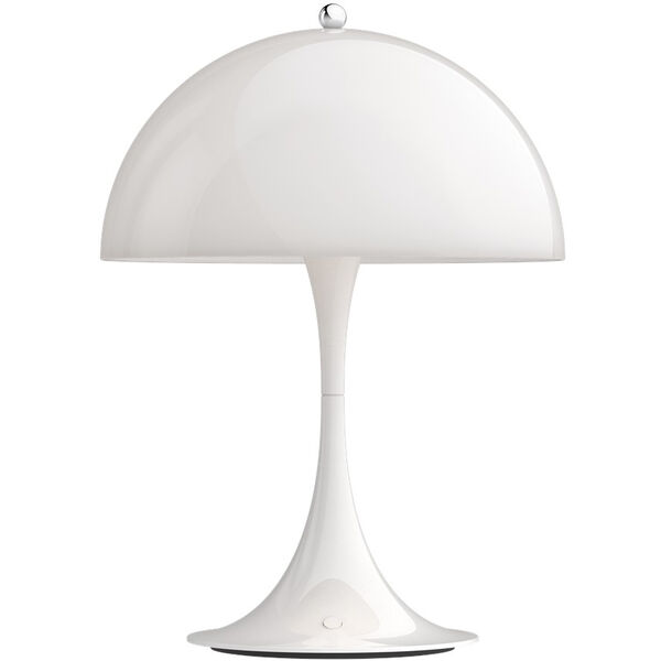 Panthella 250 Bordlampe Bærbar White Opal Acryl