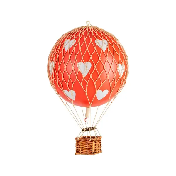 Travels Light Luftballong 18x30 cm Red Hearts