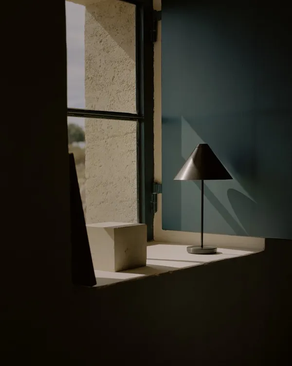 Brolly Bordlampe Bærbar Steel Black
