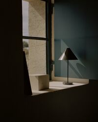 Brolly Bordlampe Bærbar Steel Black