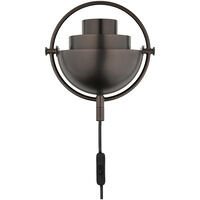 Multi-Lite Vegglampe Black Brass