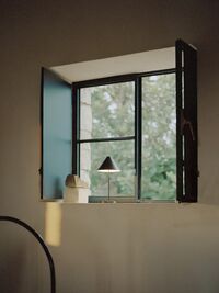 Brolly Bordlampe Bærbar Steel Black