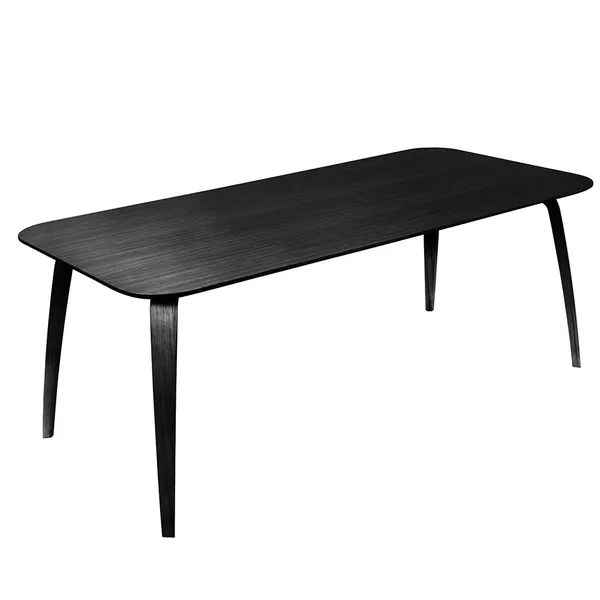 GUBI Matbord 100x200 cm Svart