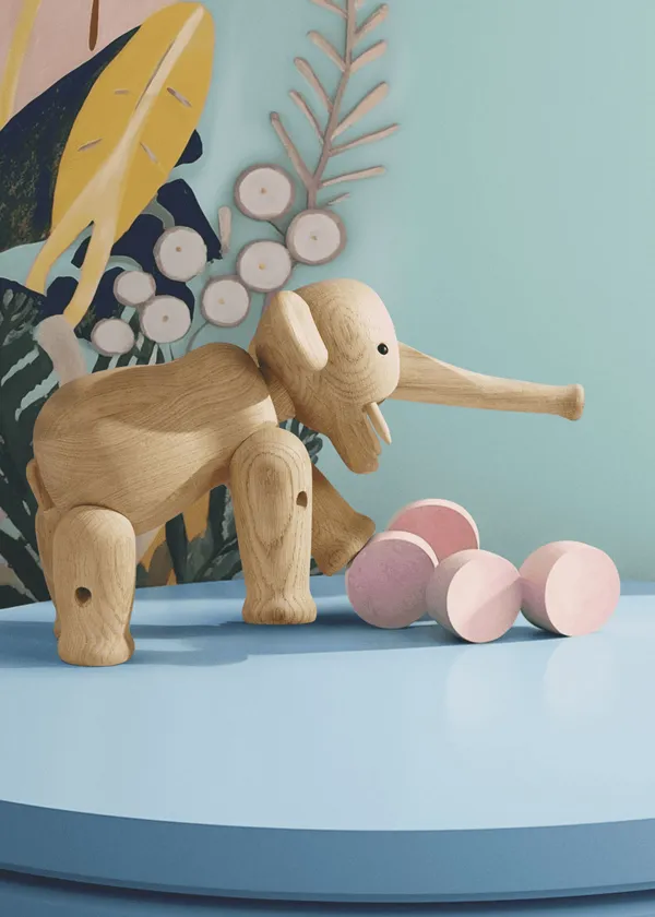 Elefant 22 cm Eik