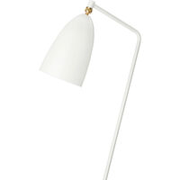 Gräshoppa Golvlampa Glossy Alabaster White