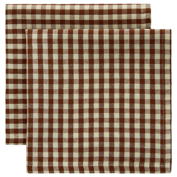 Oliva Serviet 45x45 cm 2-pak Brun