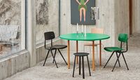 Two-Colour Bord Ø105 cm Ochre / Green Mint