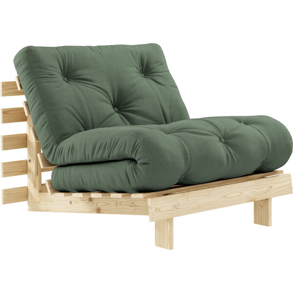 Roots 90 Loungestol Furutre / Oliven