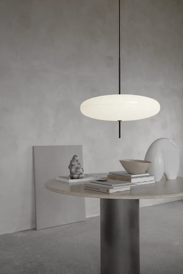 Model 2065 Pendel Champagne / Vit