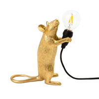Mouse Lamp Lop Pöytävalaisin Kulta