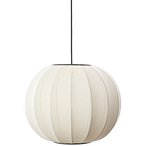 Knit-Wit Pendel Rund 60 cm Pearl White