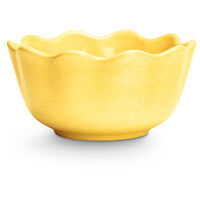 Oyster Skål 13 cm Gul